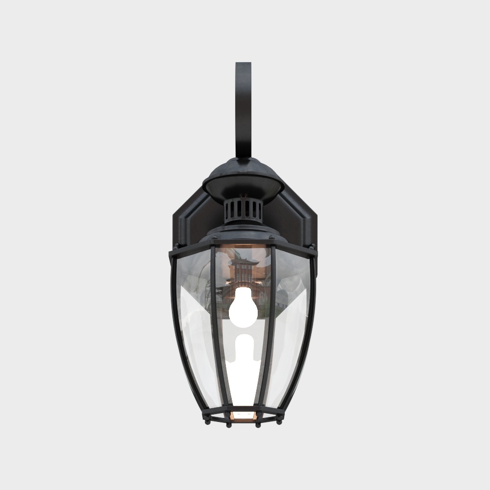 Vintage Wall Lamp 3D Model – Low Polygon Classic Design