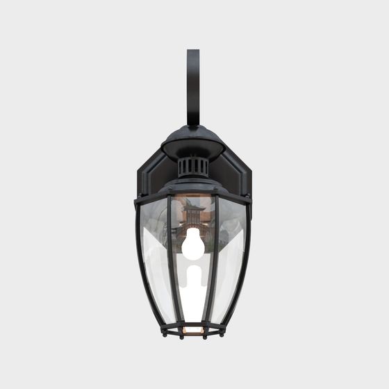 Vintage Wall Lamp 3D model with Low Polygon Design