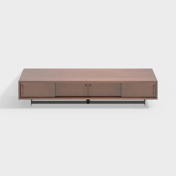 Modern Minimalist TV Stand 3D model