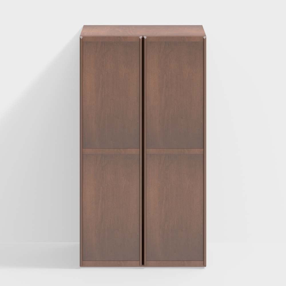 Simple Chinese wooden wardrobe