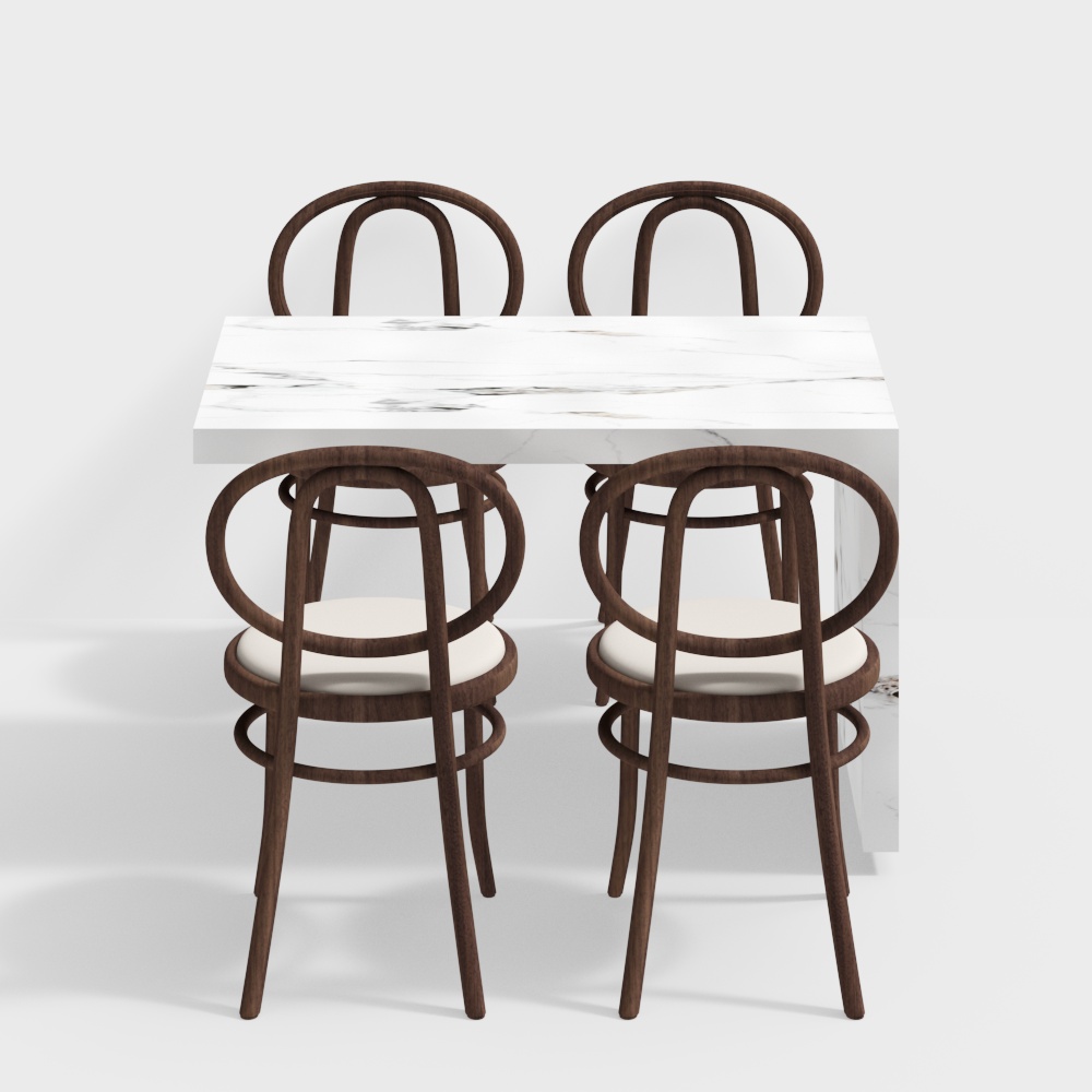 Französisches Esszimmer Tisch- und Stuhlset