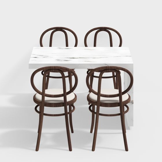 Französisches Esszimmer Tisch- und Stuhlset