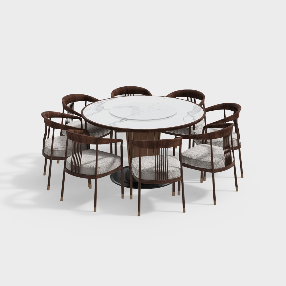 Nouvelle combinaison de table à manger et chaise chinoise