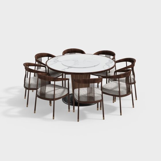 Nouvelle combinaison de table à manger et chaise chinoise