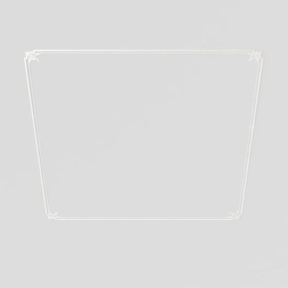 Vintage Frame 3D model for Creative Projects