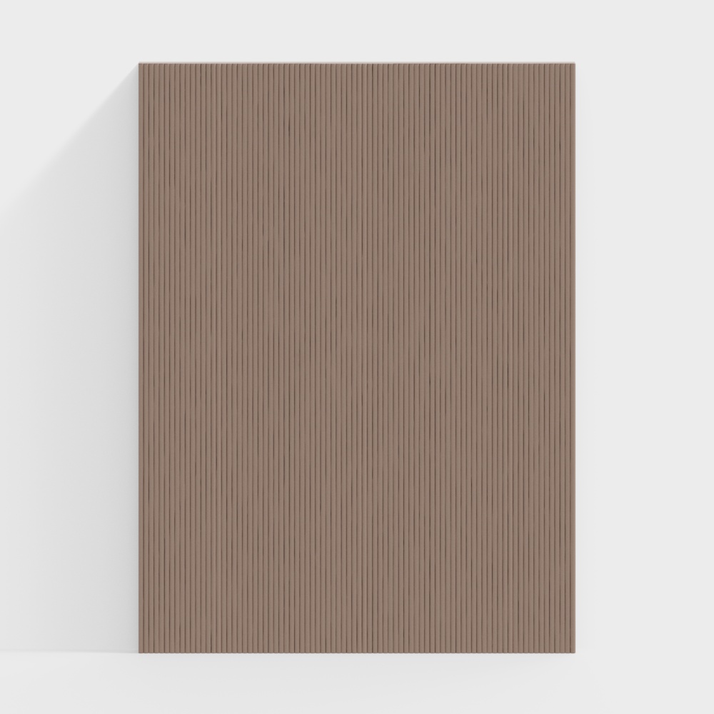 Modern wave board with plaster