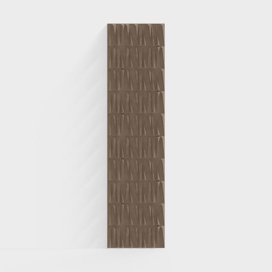 Geometric Texture Panel 3D model for Modern Design