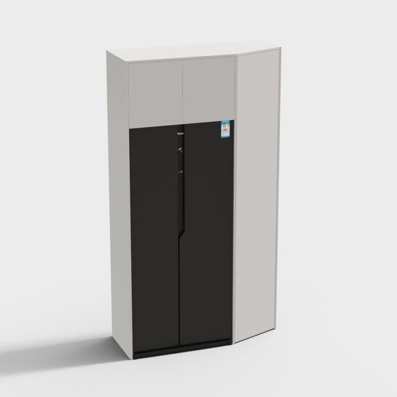 Stylish Modern Storage Cabinet 3D model