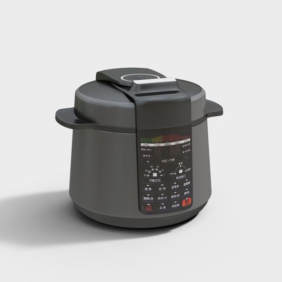 Smart Electric Pressure Cooker 3D Model