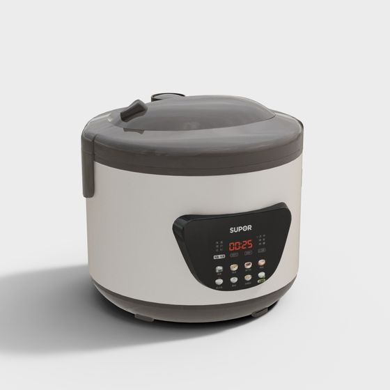 Minimalist Supor Rice Cooker 3D model