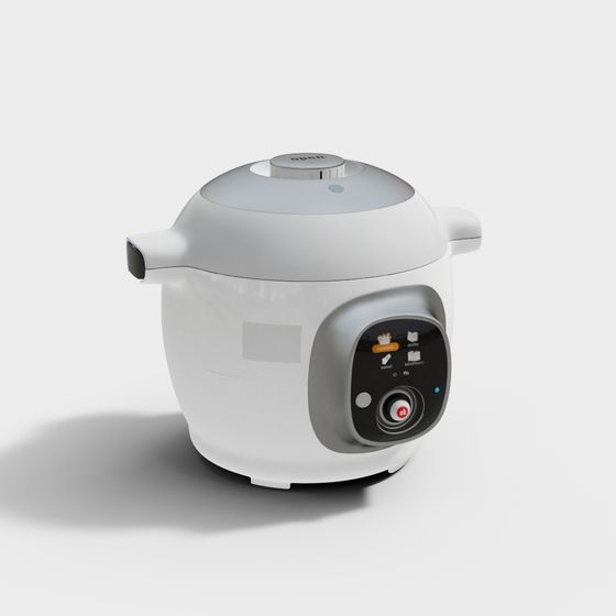 Smart Rice Cooker 3D Model for Modern Kitchens