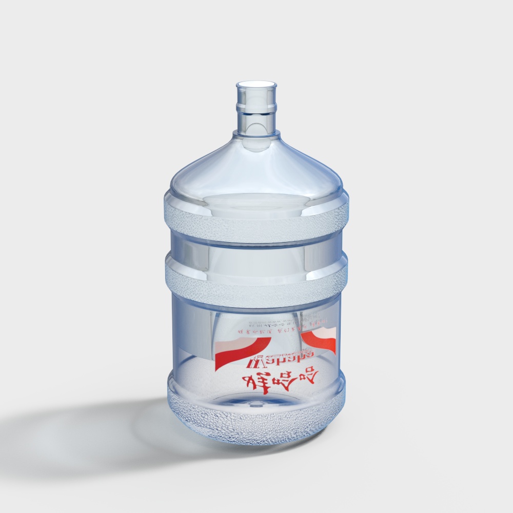 Unique Low-Polygon Water Bucket 3D model