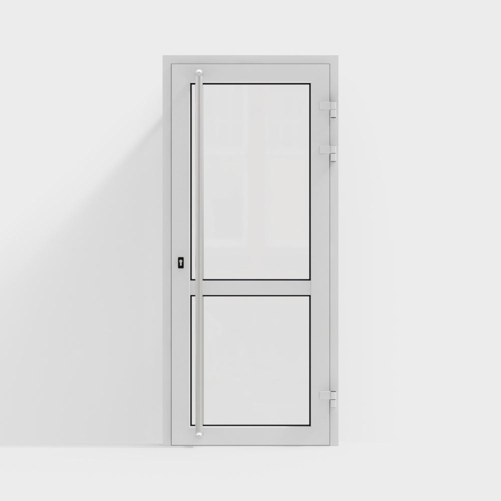 Porte intérieure en aluminium minimaliste moderne