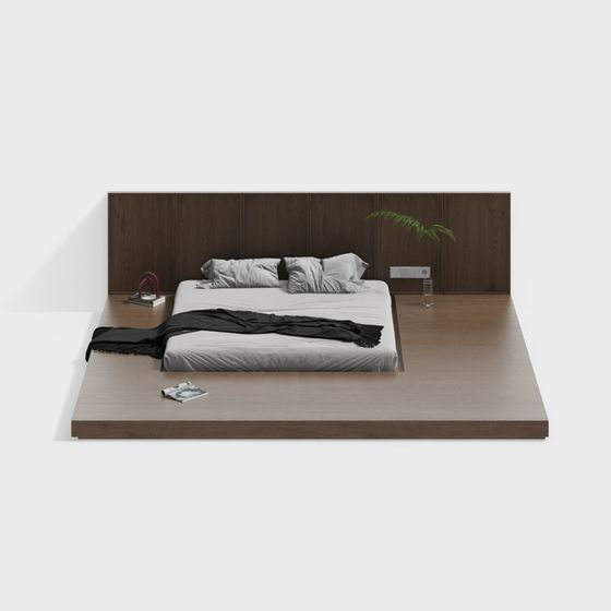 Urban Bed 3D model for Modern Living