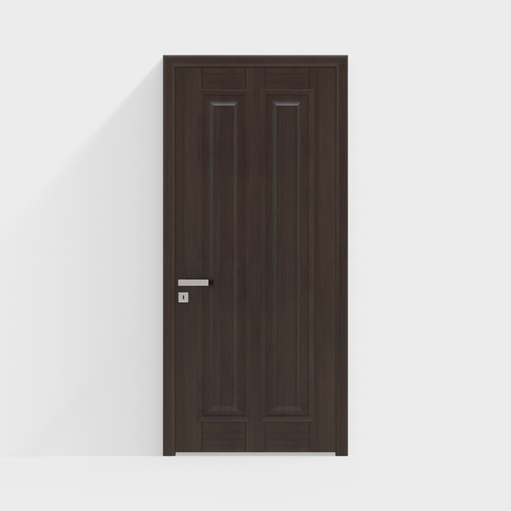 Chinese style pear wood interior door