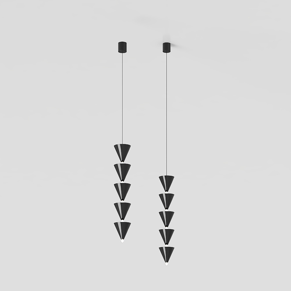 Suspended Cone Light 3D model