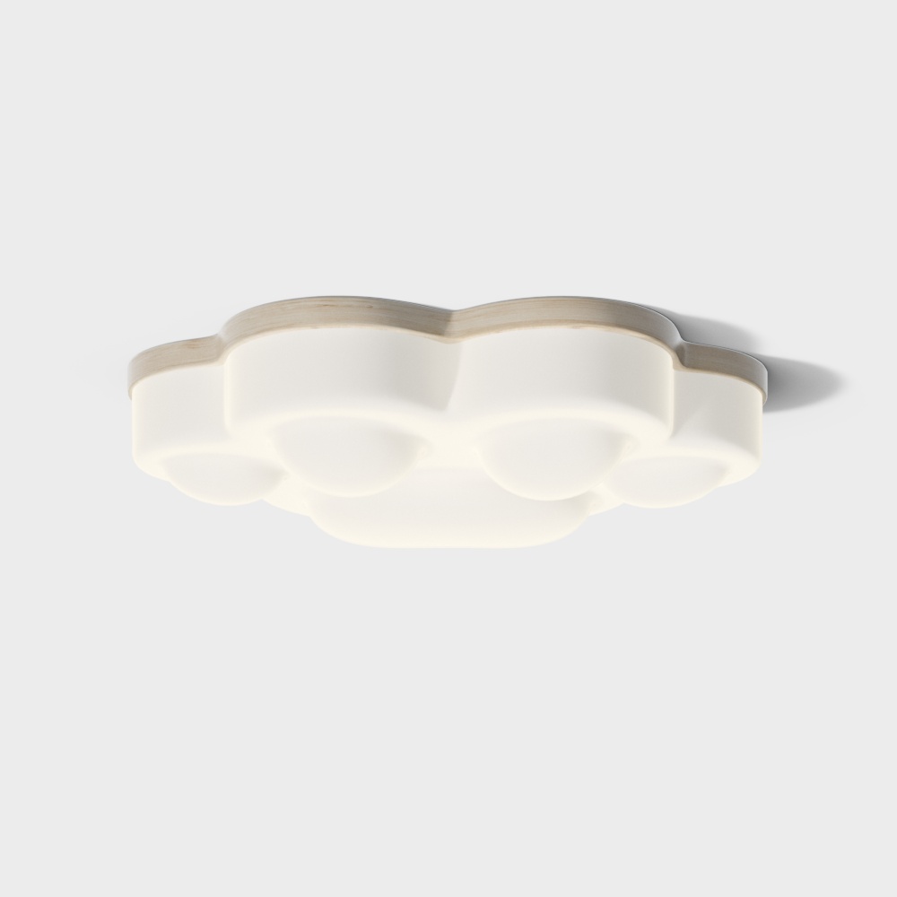 Cloud-Inspired 3D Lighting Fixture Model