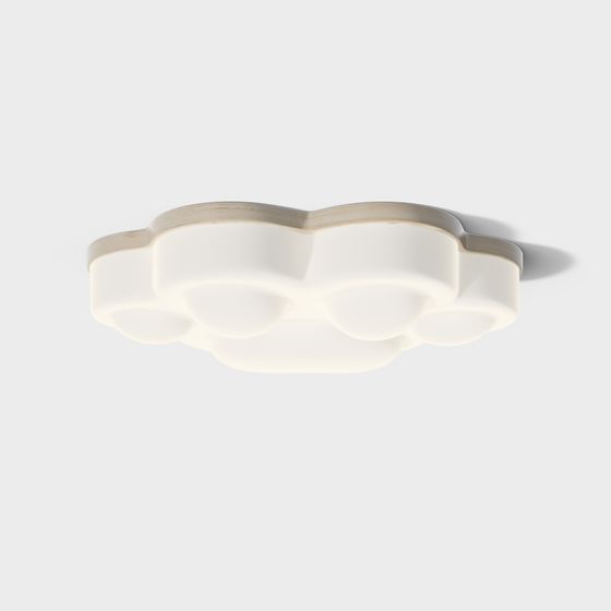 Cloud-Inspired 3D Lighting Fixture Model