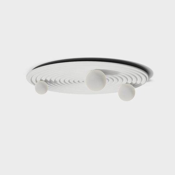 Wave Light 3D model for Modern Spaces