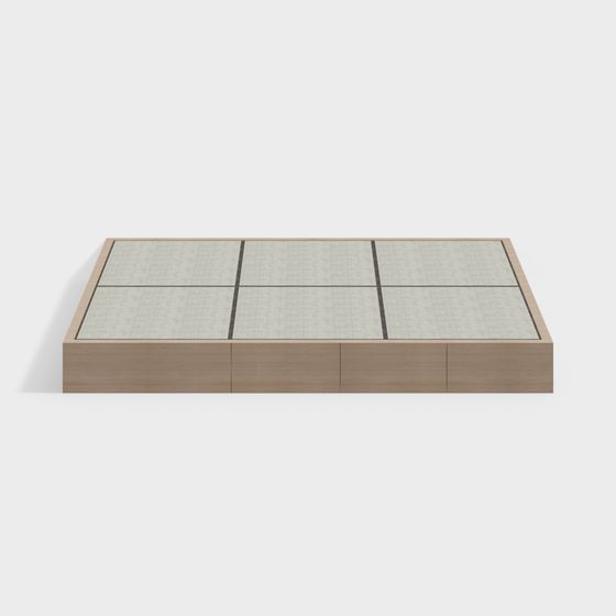 Low Poly Japanese Tatami 3D model
