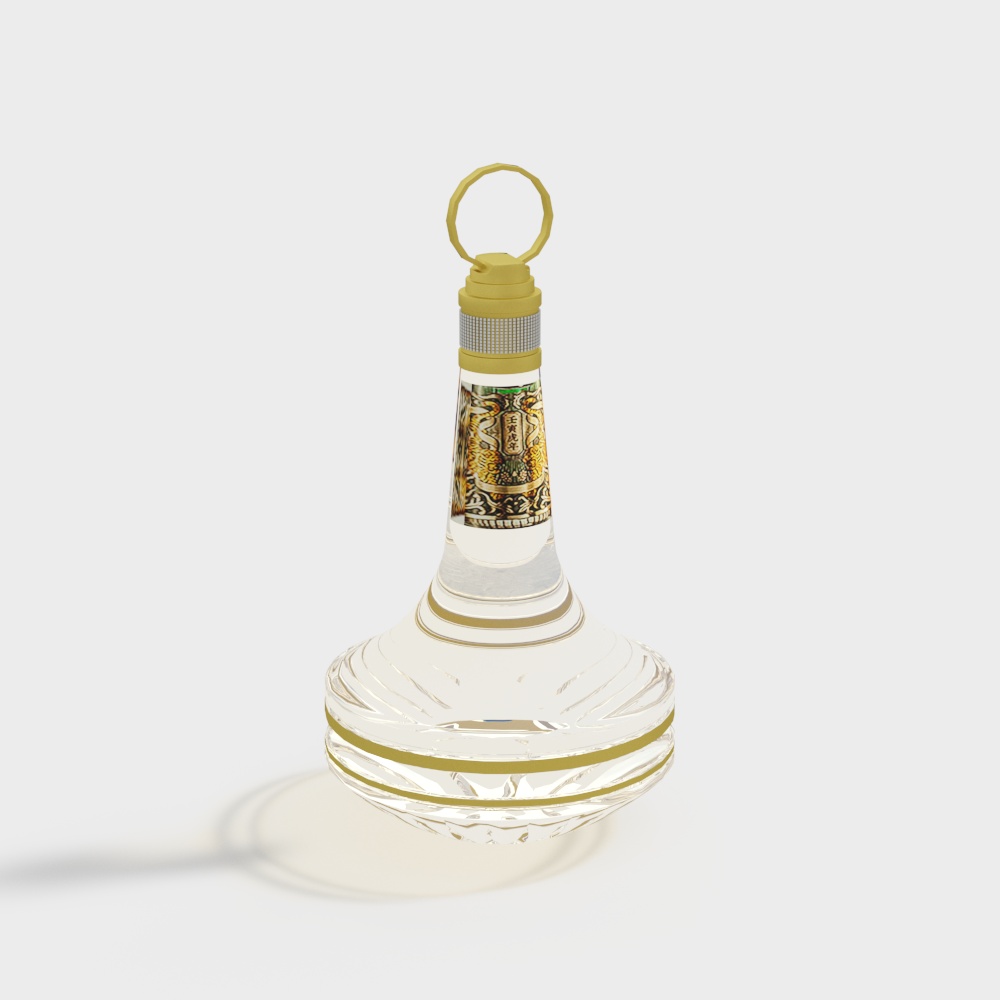 Bouteille de liqueur moderne