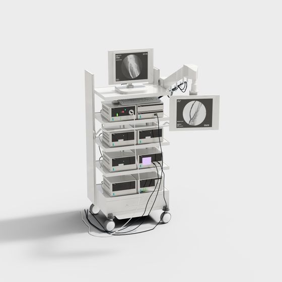 Realistic X-Ray Machine 3D model