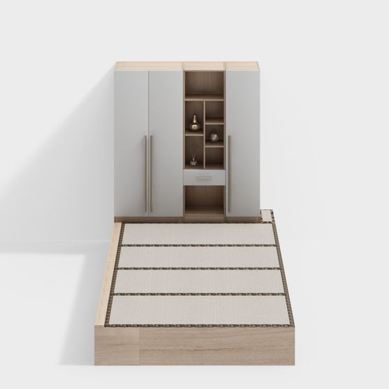 Urban Alley Storage Cabinet 3D model