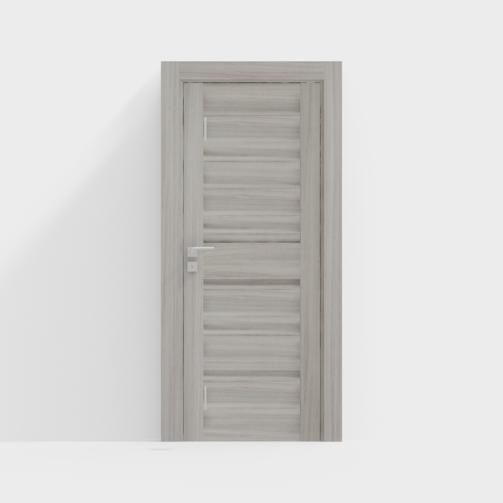 Modern minimalist lacquered wood interior doors