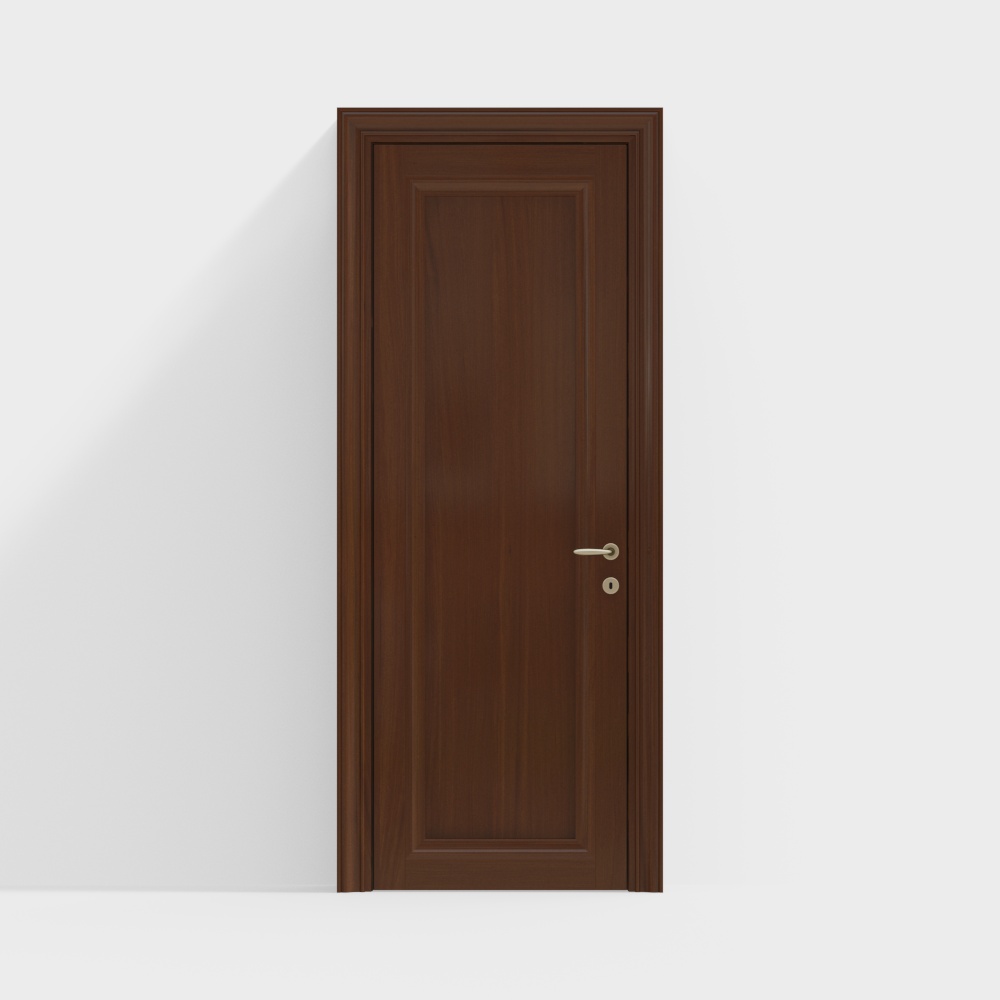 Modern minimalist lacquered wood interior doors