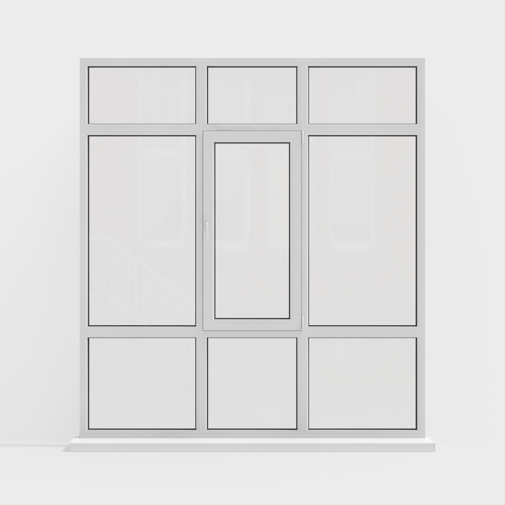 Modern minimalist casement windows