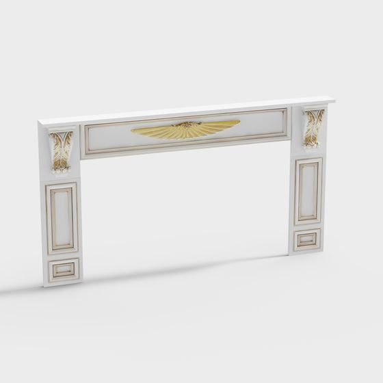 Decorazione della testata della porta intagliata vintage europea