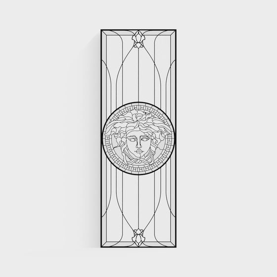 Classical Window Flower 3D model