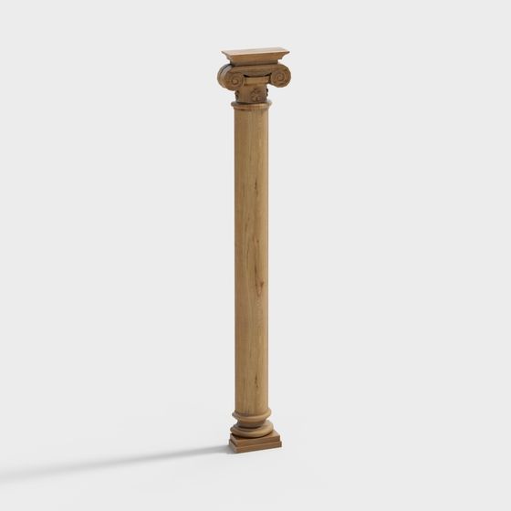 Elegant Roman Column 3D model for Creative Projects