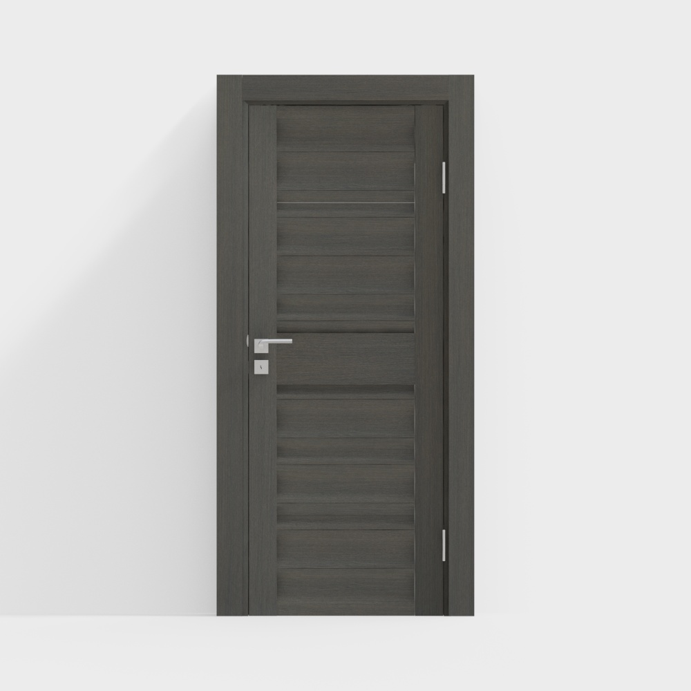 Modern minimalist lacquered wood interior doors