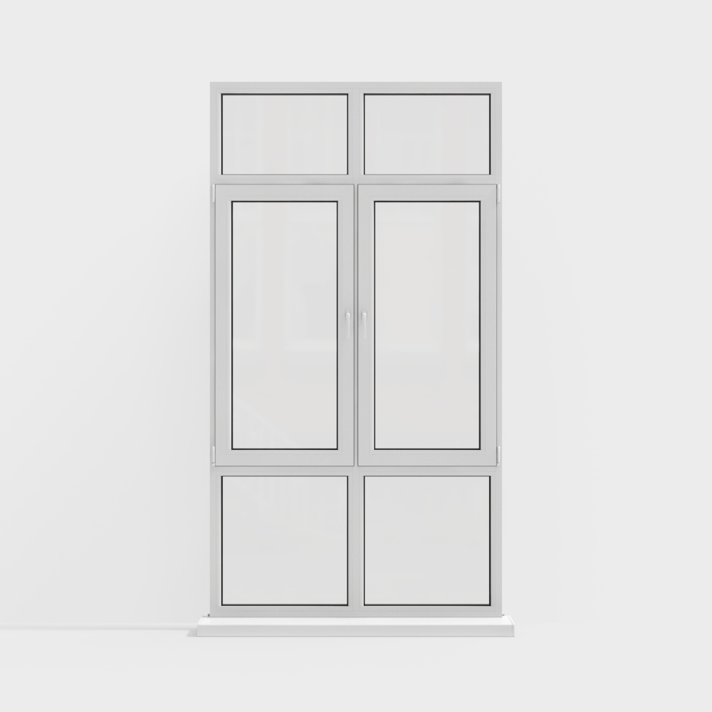 Modern minimalist casement windows