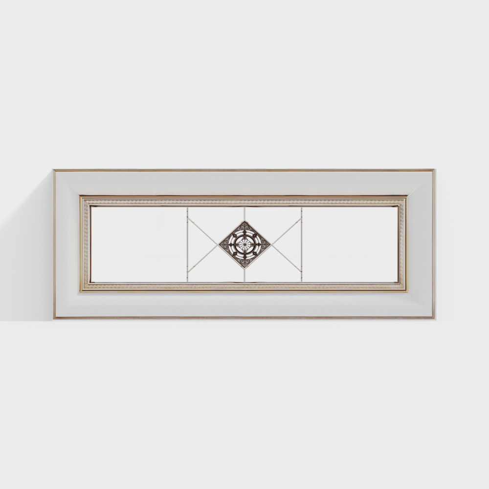 Fenêtres décoratives sculptées de style européen vintage