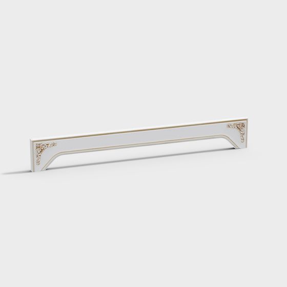 Elegant Corner Shelf 3D model