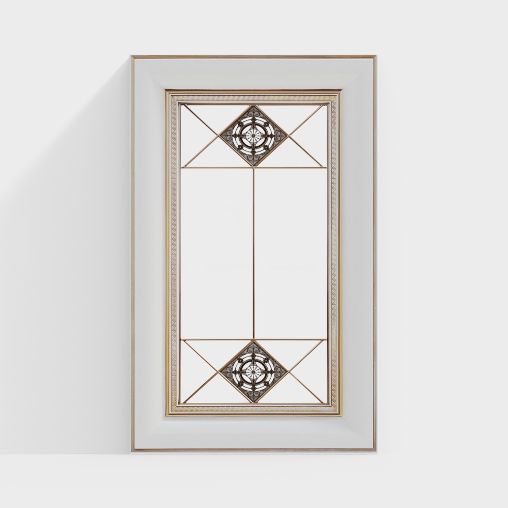 European vintage carved decorative windows