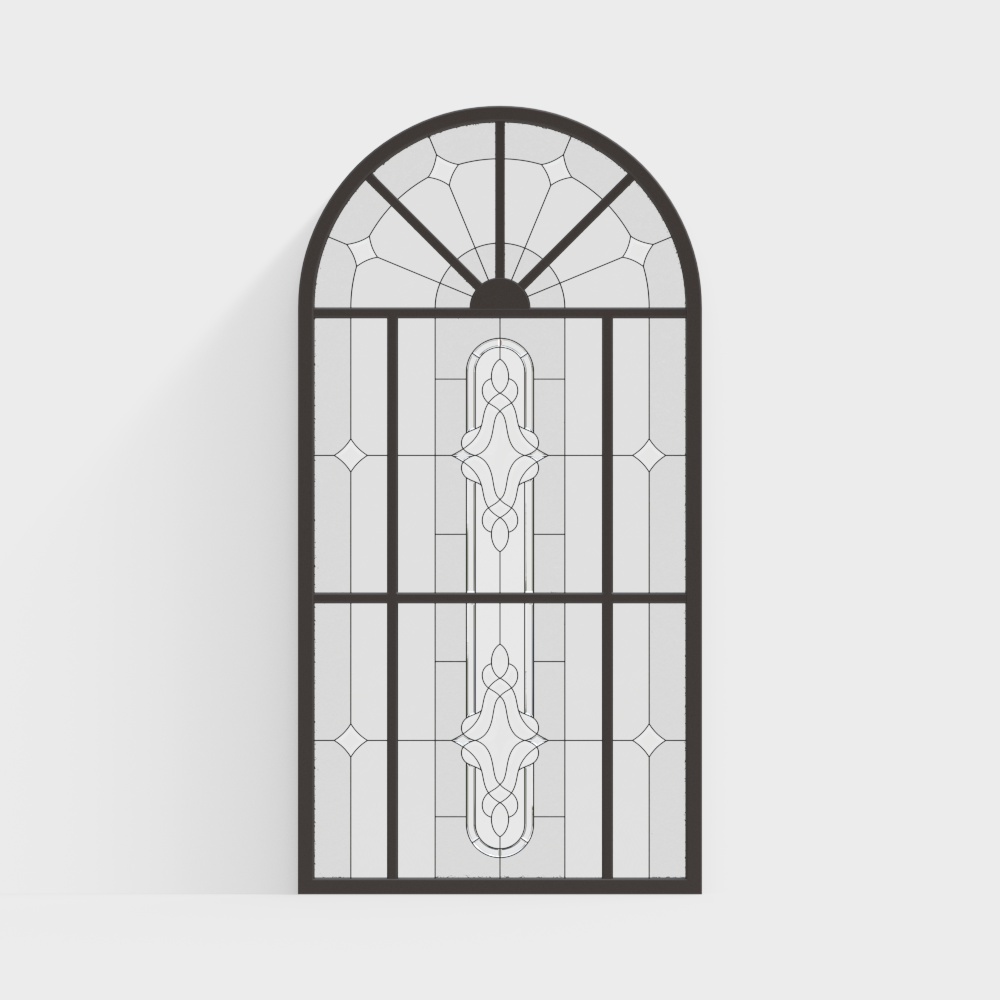 Simple European arched decorative windows