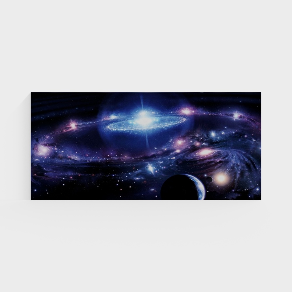 Low-Poly Cosmic Universe 3D model