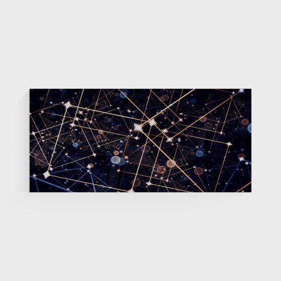 Stunning Star Map 3D Model for Creative Projects
