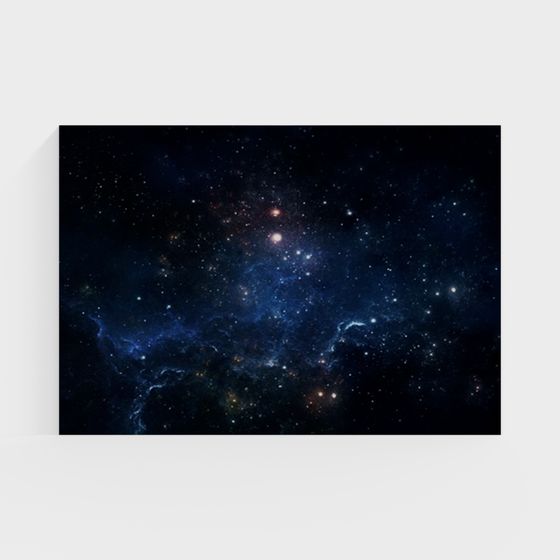 Stunning Low-Poly Starry Sky 3D model