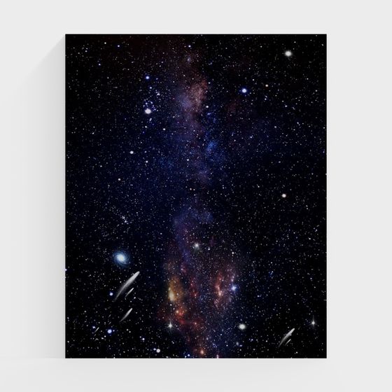 Captivating Low-Poly Space 3D model for Creative Use