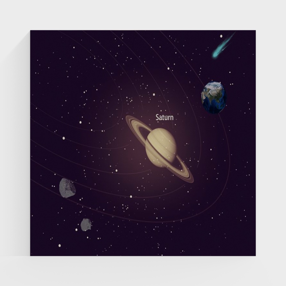 Planet Voyage 3D model for Space Exploration