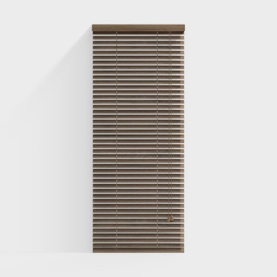 Realistic Wooden Blinds 3D model