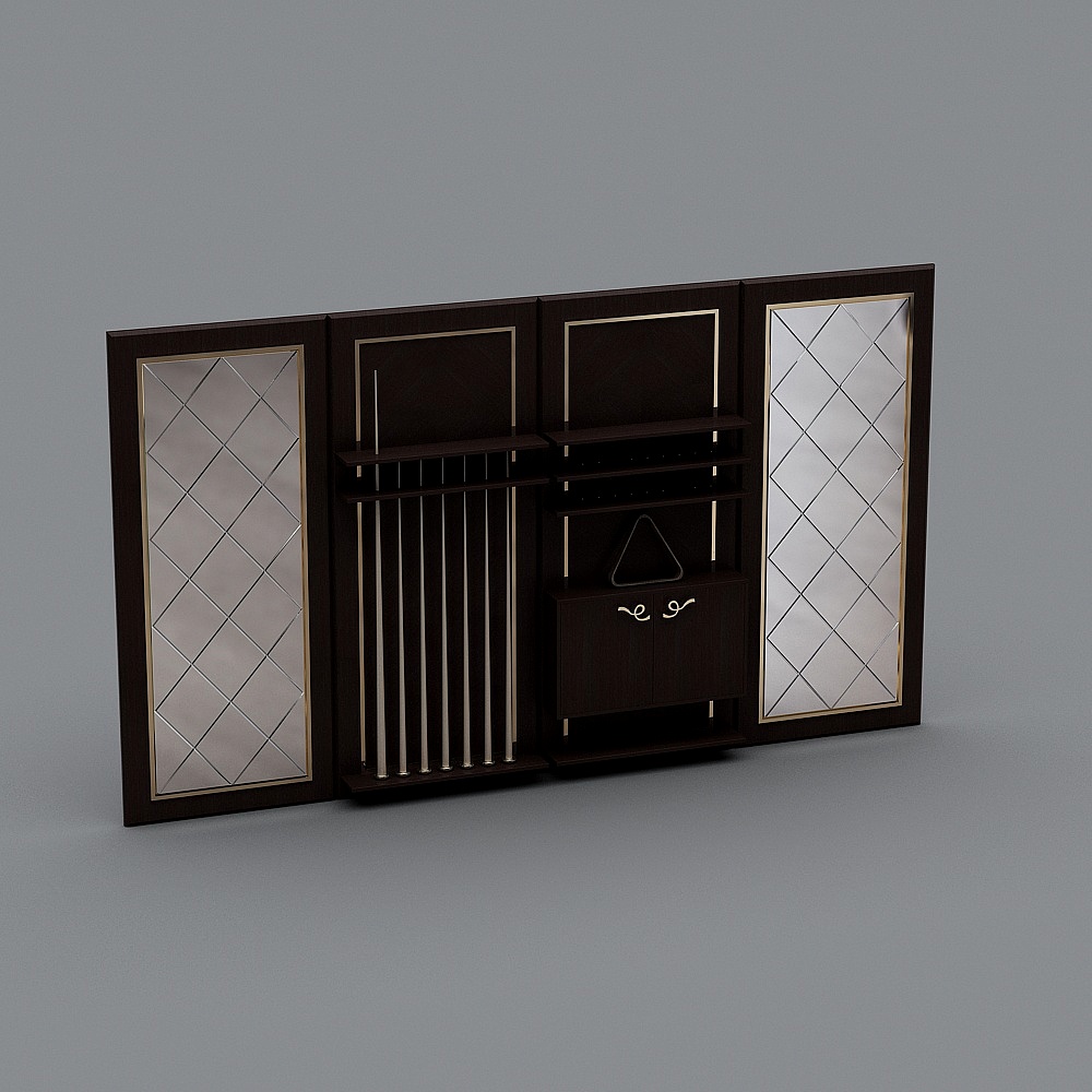 Billiard hall wall background wall