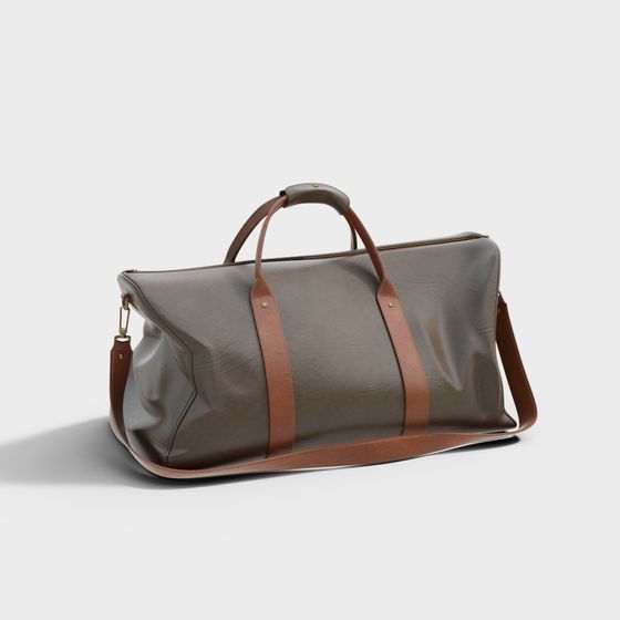 Chic Travel Bag 3D Model for Modern Applications