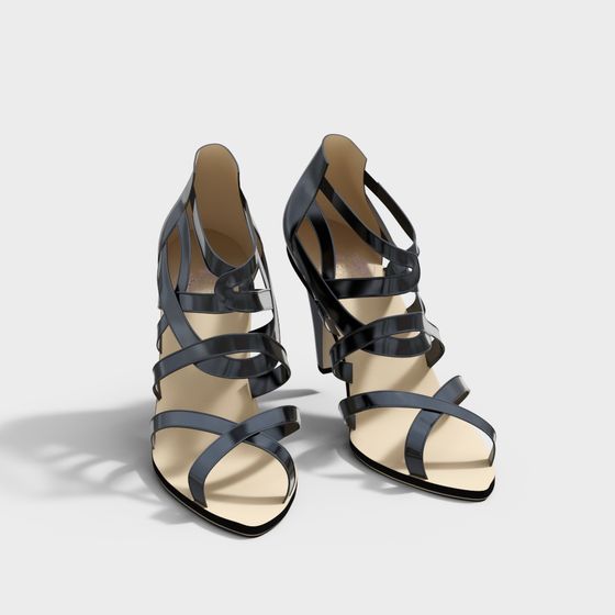 Elegant High Heel 3D model