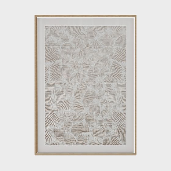 Elegant Abstract Nature-Inspired 3D model