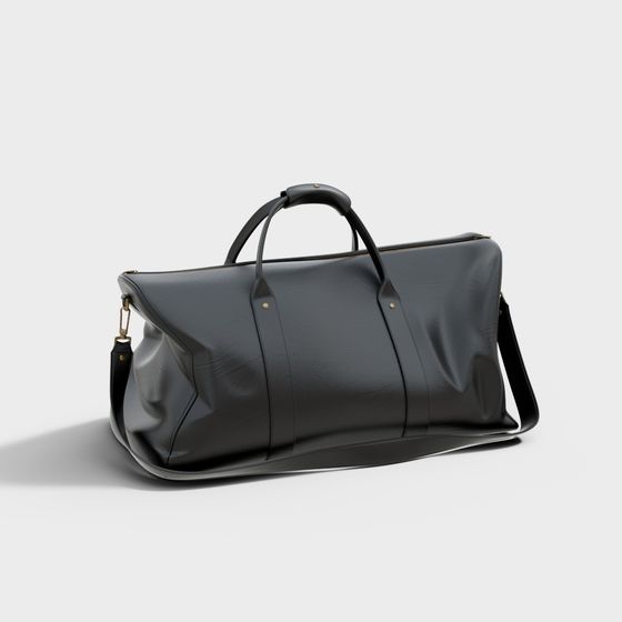 Stylish Travel Bag 3D Model for Creative Projects